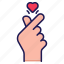 finger, love, heart 