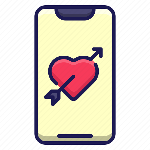 Relationship, mobile, dating, app icon - Download on Iconfinder