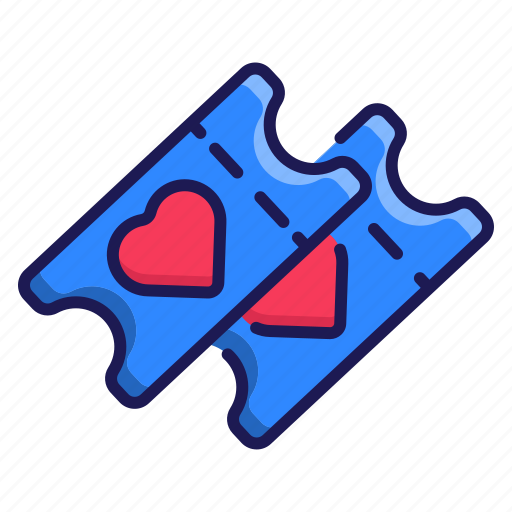 Romance, ticket, coupon, movie icon - Download on Iconfinder