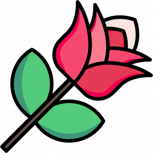 Rose, flower, romantic, ornament icon - Download on Iconfinder
