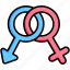 gender, female, male, couple 