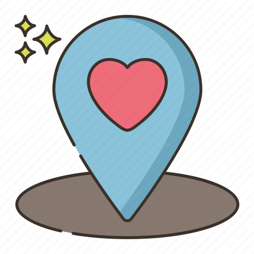 Nearby, location, love, pin icon - Download on Iconfinder