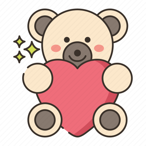 Teddy, bear, love, heart icon - Download on Iconfinder