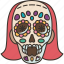 calavera, skull, art, decorate, death