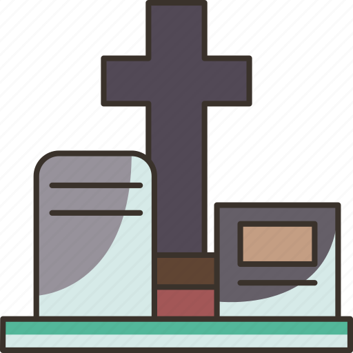 Cemetery, graveyard, tombstone, memorial, death icon - Download on Iconfinder