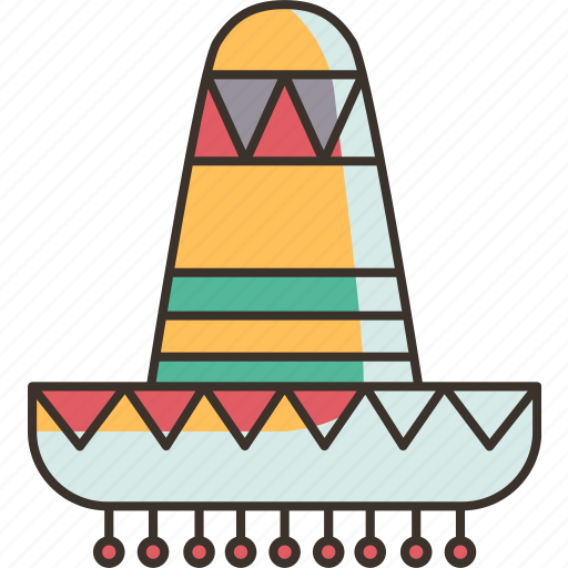 Hat, mexican, sombrero, festive, costume icon - Download on Iconfinder