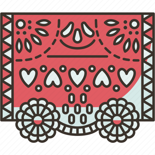 Papel, picado, craftwork, mexican, tradition icon - Download on Iconfinder