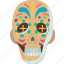 calaca, skull, death, decorative, mexican 