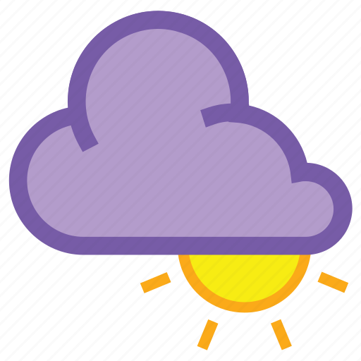 Coludy, day, high, cloud, forecast, sun, weather icon - Download on Iconfinder