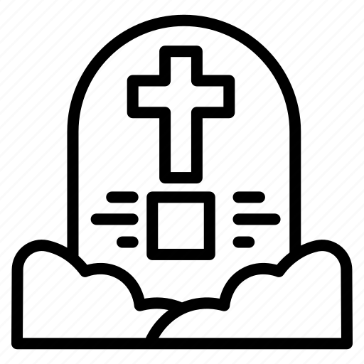 Death, grave, graveyard, funeral, rip, dead, cemetery icon - Download on Iconfinder