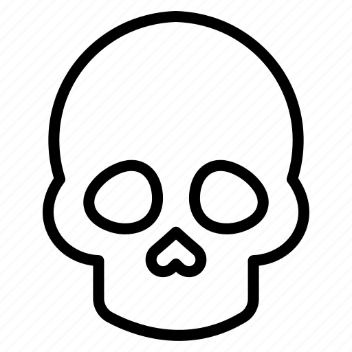 Death, skull, horror, dead, bone, skeleton, danger icon - Download on Iconfinder