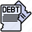 document, debt, business, finance, contract, loan, bank 