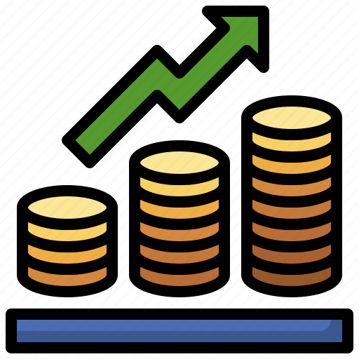 Graph, business, finance, rising, cash, increase, chart icon - Download on Iconfinder