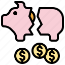 piggy, bank, business, finance, funds, saving, shake