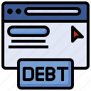 web, browser, debt, business, finance, finances, payment