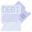 document, debt, business, finance, contract, loan, bank 