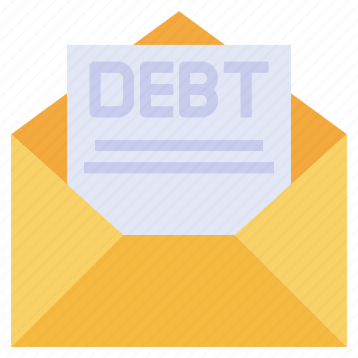 Mail, debt, business, finance, message, document, letter icon - Download on Iconfinder
