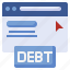 web, browser, debt, business, finance, finances, payment 