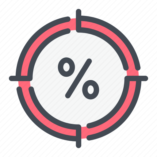 Debt, discount, hot, percent, percentage, target icon - Download on Iconfinder