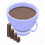 decaffeinated, coffee, morning, cup, isometric 