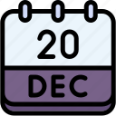 calendar, december, twenty, date, monthly, time, and, month, schedule