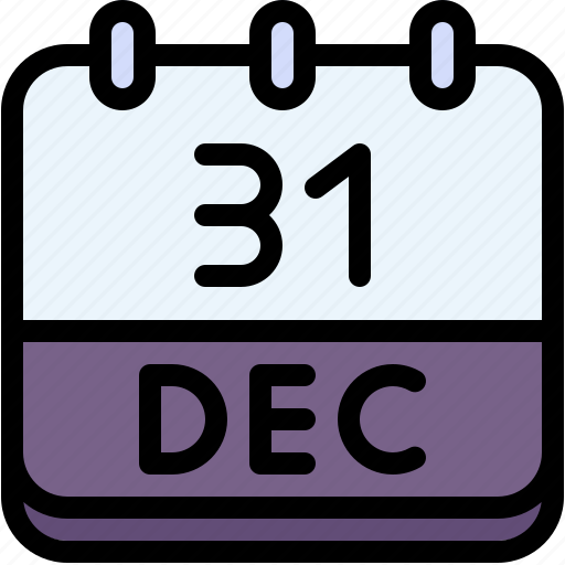 Calendar, december, thirty, one, date, monthly, time icon - Download on Iconfinder