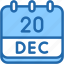 calendar, december, twenty, date, monthly, time, and, month, schedule 