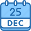 calendar, december, twenty, five, date, monthly, time, month, schedule 