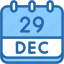 calendar, december, twenty, nine, date, monthly, time, month, schedule 