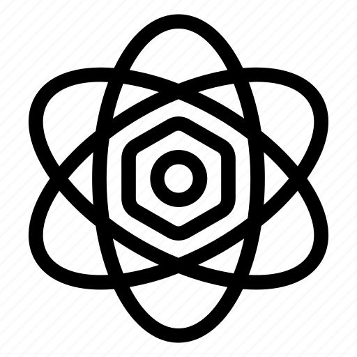 Atom, data science, data analytics, gear icon - Download on Iconfinder