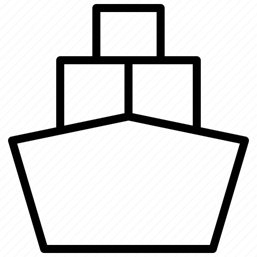 Delivery, ship, boat, sea, logistic, shipping, send icon - Download on Iconfinder