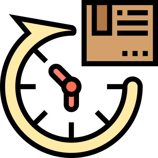 Hours, service, day, express, shipment icon - Free download