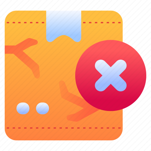 Broken, box, damaged, fragile, warning icon - Download on Iconfinder