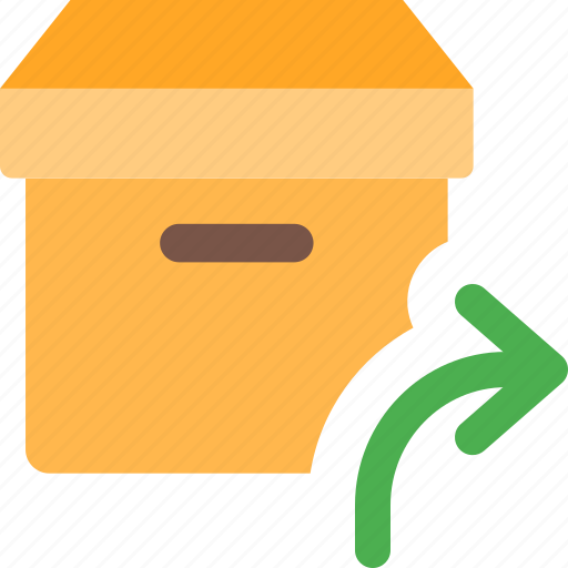 Box, forward, delivery, arrow icon - Download on Iconfinder
