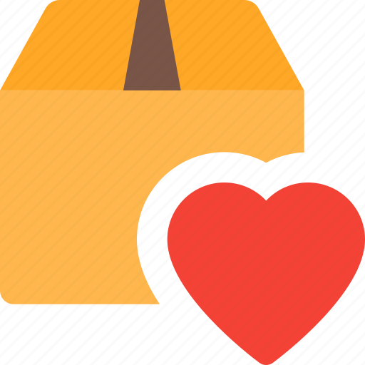 Box, heart, delivery, package icon - Download on Iconfinder