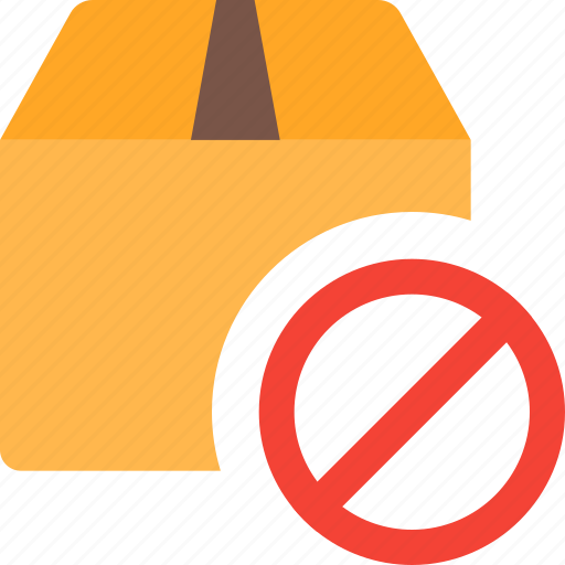 Box, stop, delivery, banned icon - Download on Iconfinder