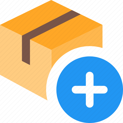 Delivery, box, plus, add icon - Download on Iconfinder