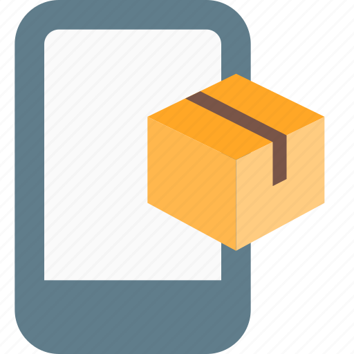Mobile, delivery, smartphone, box icon - Download on Iconfinder