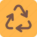 recycle, delivery, reuse, loop arrows