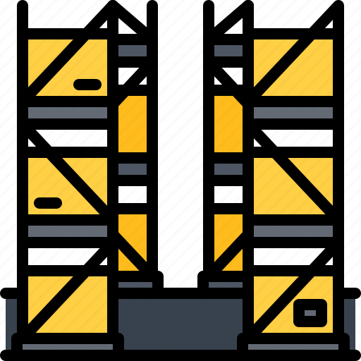 Box, rack, warehouse, shipping, delivery, logistics icon - Download on Iconfinder