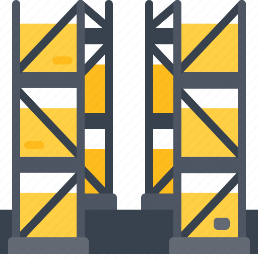 Box, rack, warehouse, shipping, delivery, logistics icon - Download on Iconfinder