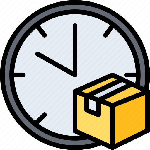 Time, watch, box, duct, tape, package, delivery icon - Download on Iconfinder