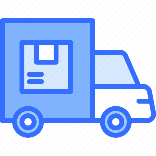 Car, truck, box, package, delivery, service, postal icon - Download on Iconfinder