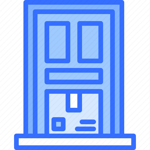 Door, box, package, delivery, service, postal icon - Download on Iconfinder