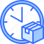 time, watch, box, duct, tape, package, delivery, service, postal 