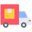 car, truck, box, package, delivery, service, postal 