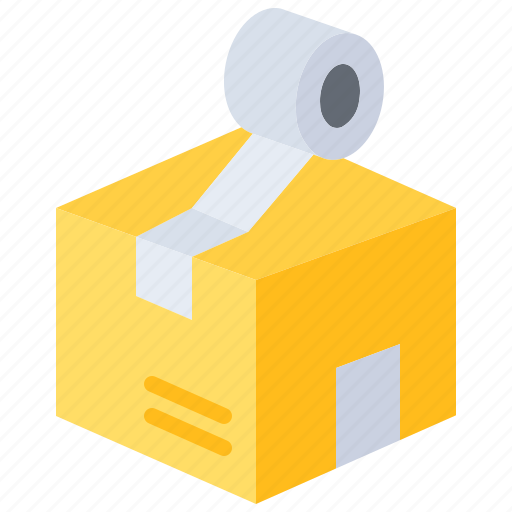 Box, duct, tape, package, delivery, service, postal icon - Download on Iconfinder