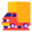 shipping, truck, delivery, illustration, boxes, sticker 