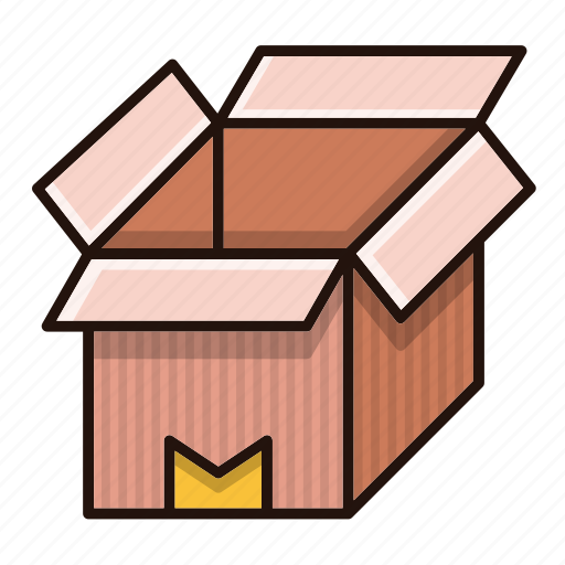 Box, delivery, logistics, open, packaging icon - Download on Iconfinder