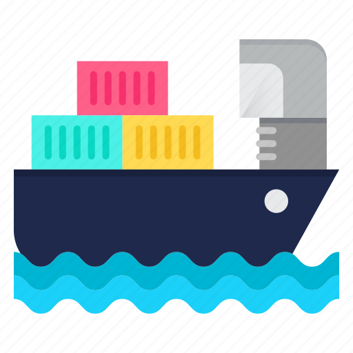 Cargo, delivery, logistics, sea, ship icon - Download on Iconfinder